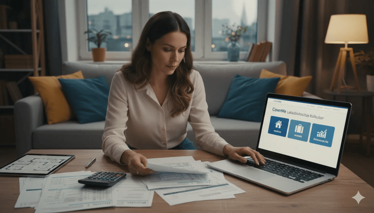 CoverMe lakásbiztosítás kalkulátor használati útmutató